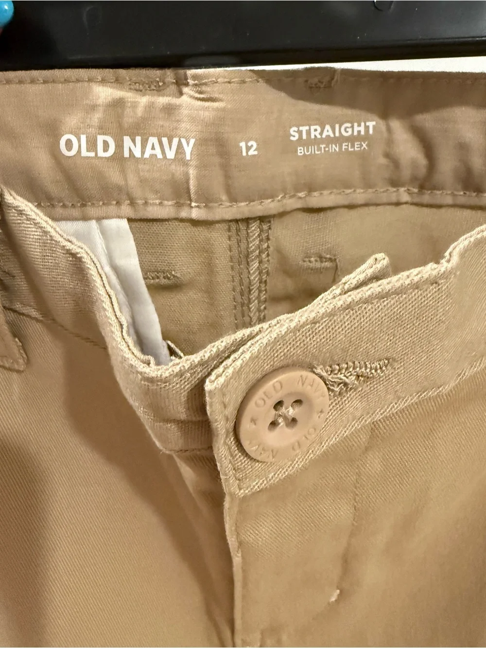 Old Navy Tan Uniform Straight Leg Pants